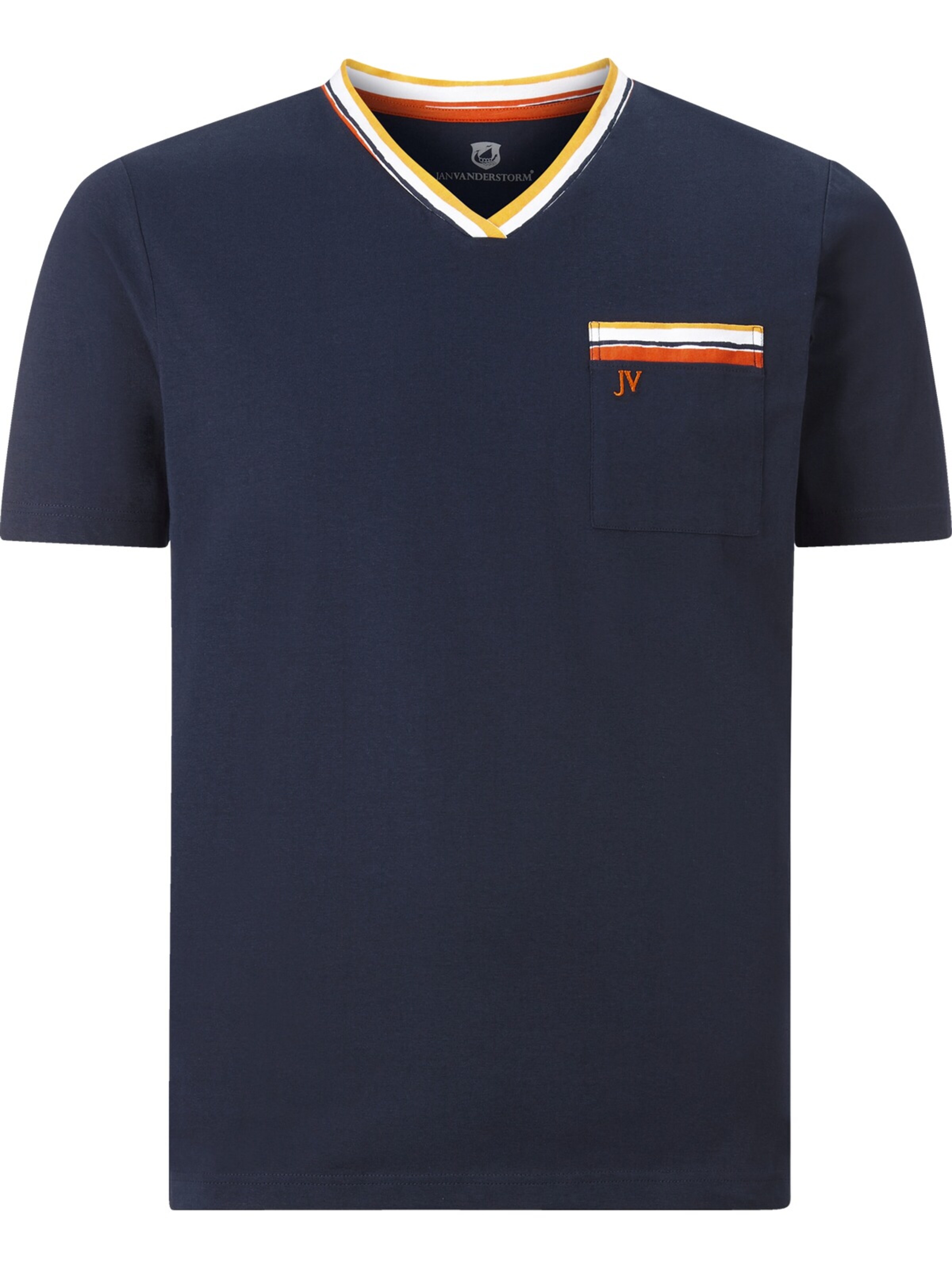 Jan Vanderstorm Kurzer Schlafanzug ' Fredstein ' in Blau