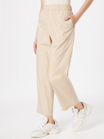 GAP Loose fit Trousers 'OFF-DUTY' in Beige: front