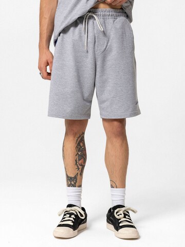 Wide leg Pantaloni 'Brenham' di VAMOS CLO in grigio: frontale