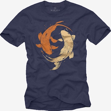 MAKAYA Shirt in Blue: front