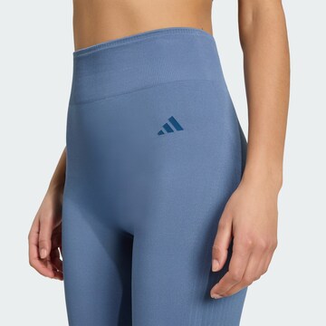 ADIDAS PERFORMANCE Skinny Sportovní kalhoty 'Essentials' – modrá