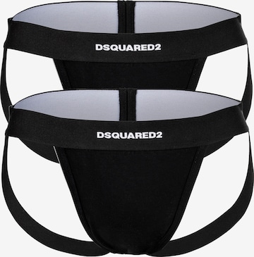 Slip DSQUARED2 en noir : devant