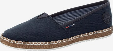 Rieker Espadrilles in Blauw: voorkant