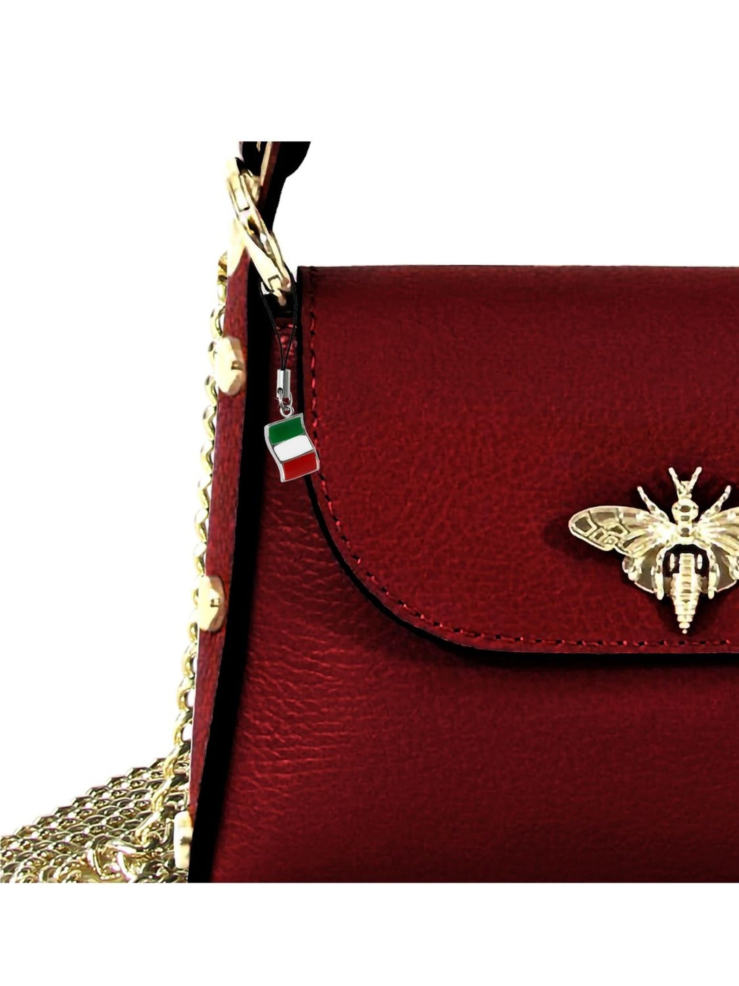 Florence Shoulder Bag in Red
