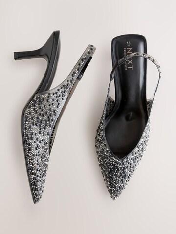 Next - Sapatos abertos atrás 'Forever Comfort' em preto