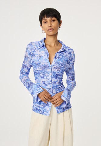 Fabienne Chapot Blouse 'Kevis' in Blauw: voorkant