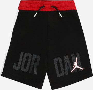 Jordan Regular Sports trousers in Black: front