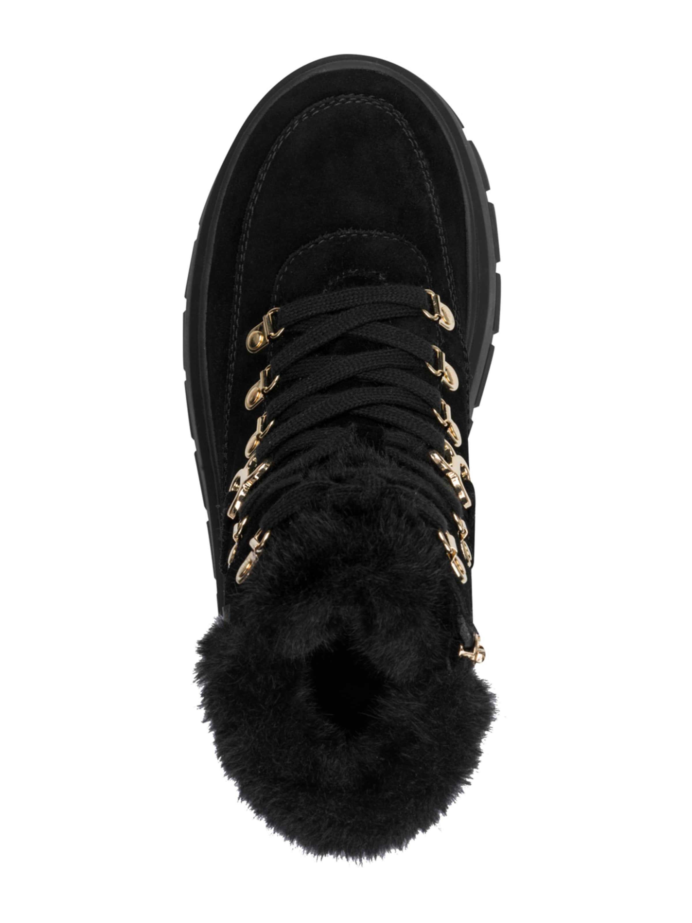 Tamaris Ботинки на шнуровке в Черный