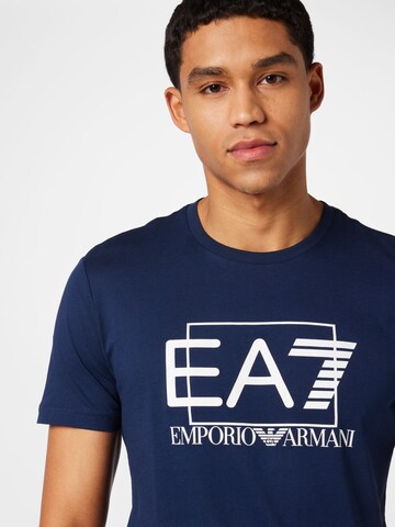 Maglietta di EA7 Emporio Armani in blu