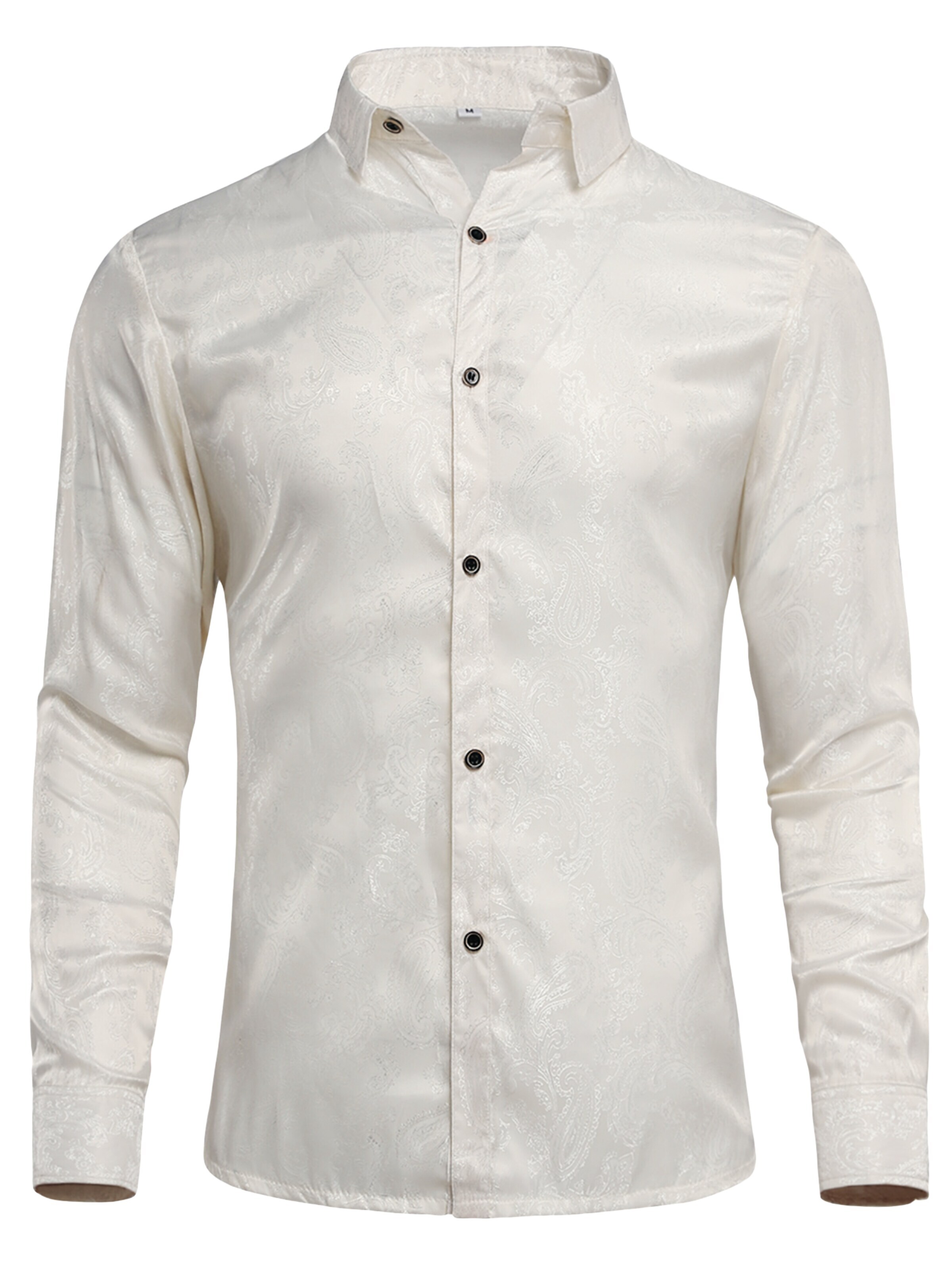 YOUTHUP Button Up Shirt 'Stick' in White: front
