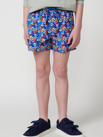 KOROSHI Badeshorts in Blau: Vorderseite