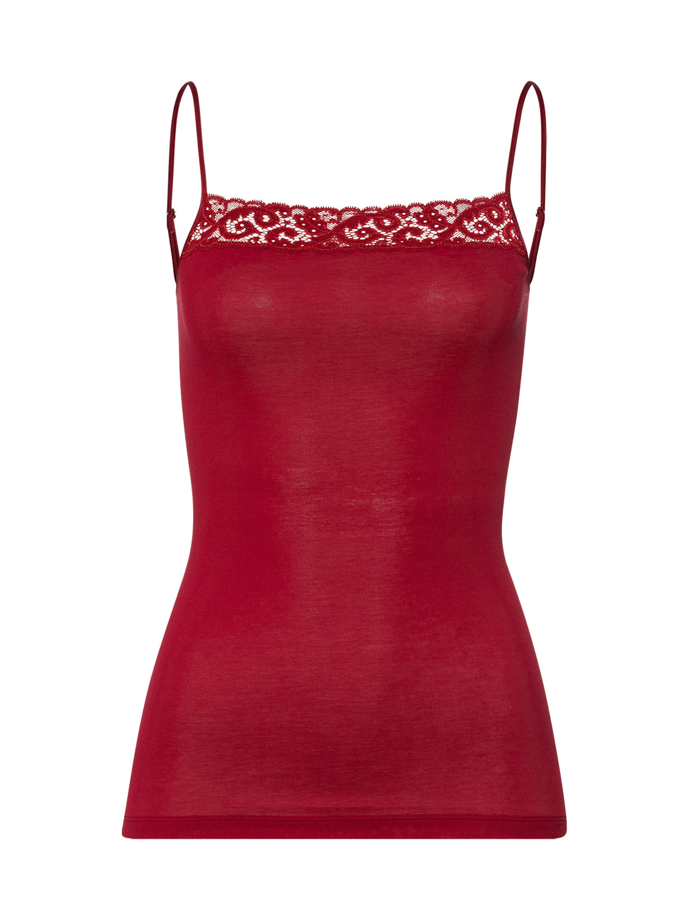 Hanro Top ' Moments ' in Red: front