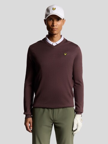 Lyle & Scott Trui 'Golf' in Rood: voorkant