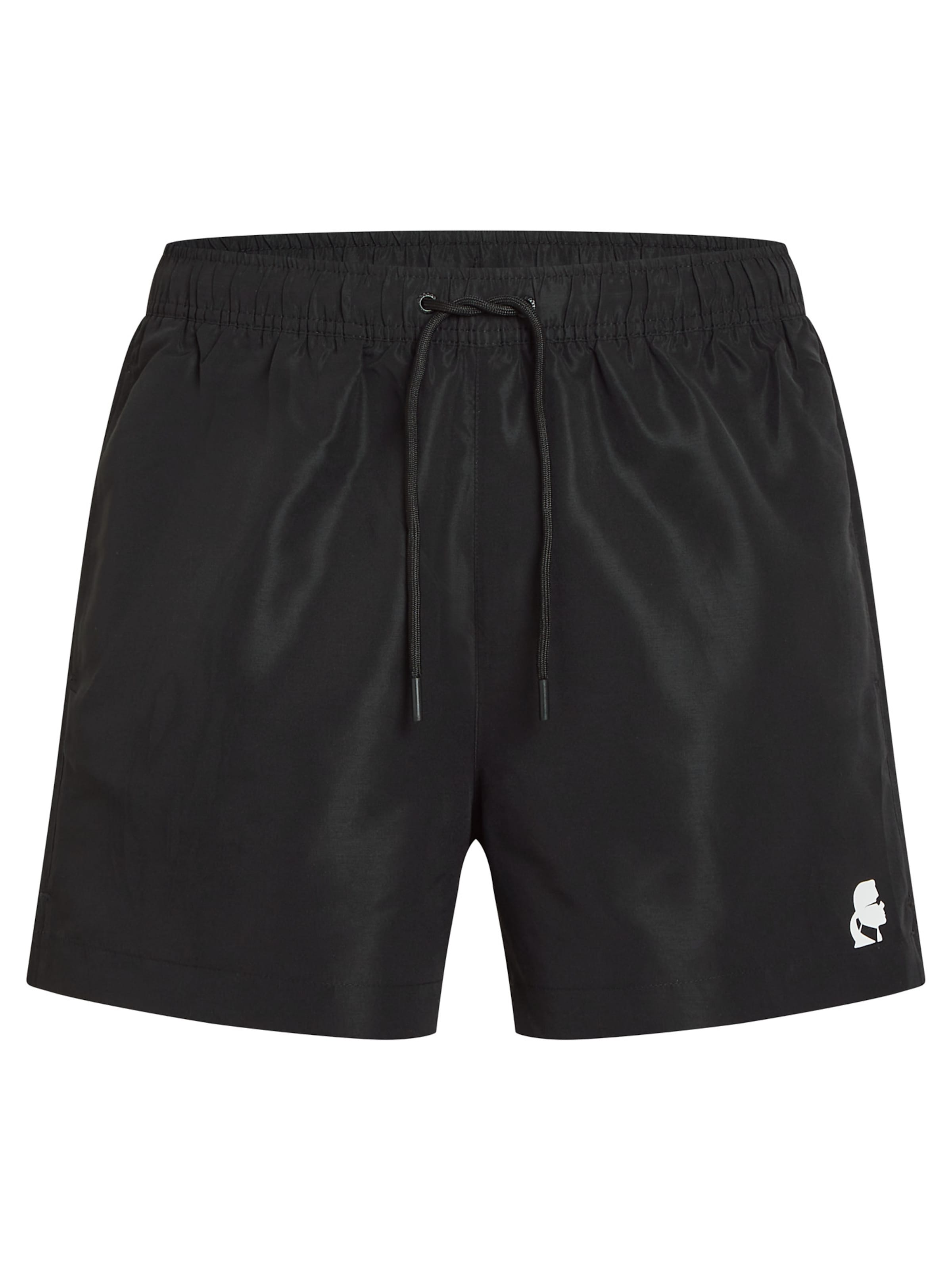 Karl Lagerfeld Surferské šortky 'Kameo' - Čierna: predná strana