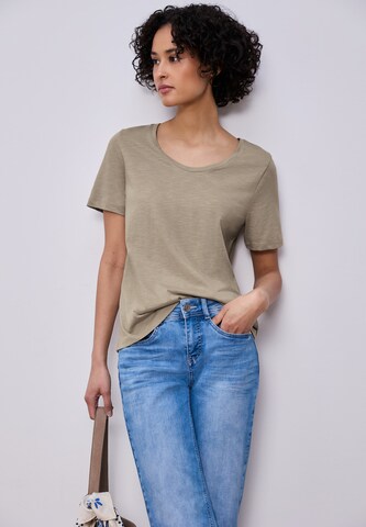 STREET ONE Shirt in Beige: front
