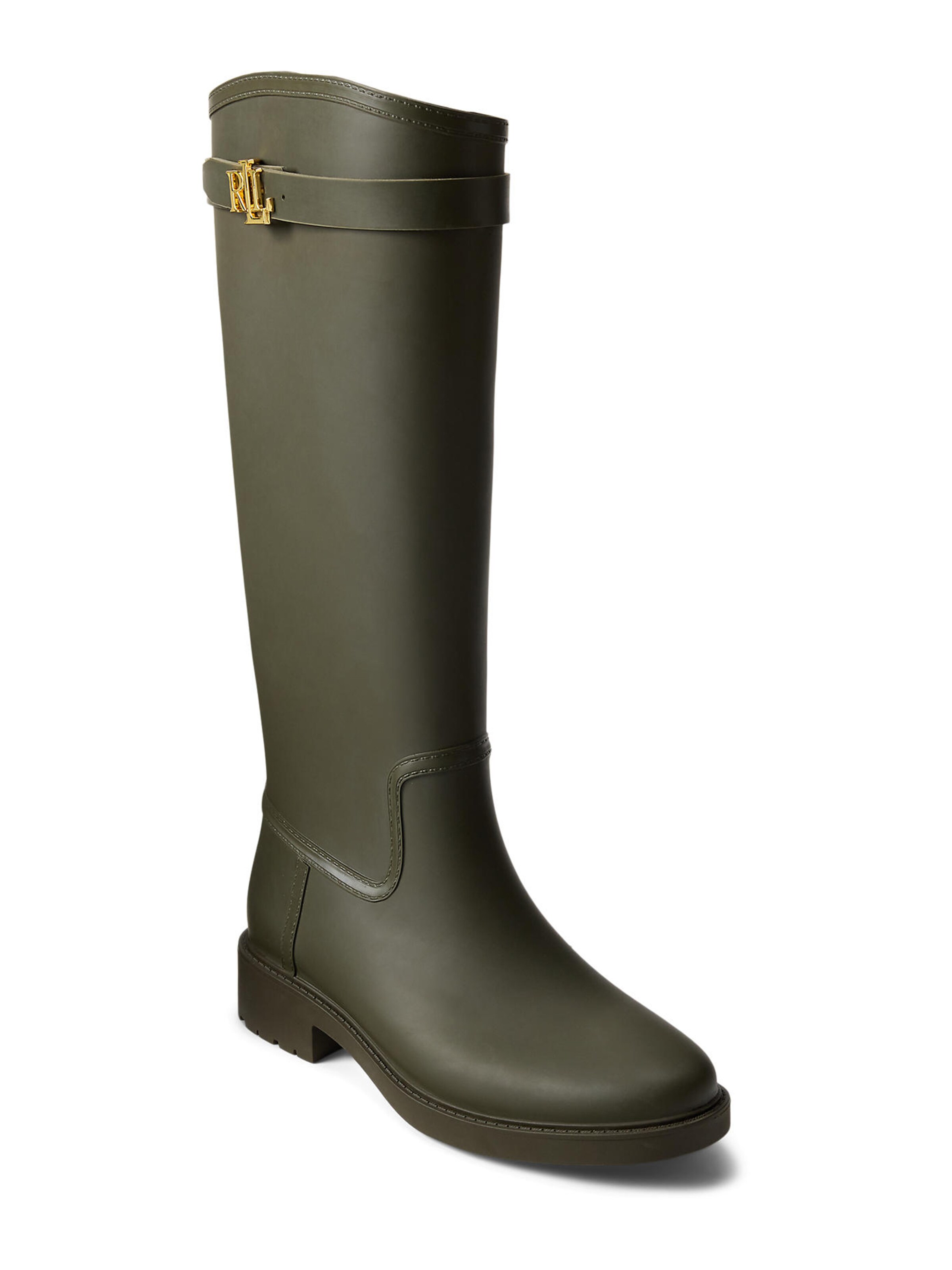 zaļš Lauren Ralph Lauren Gumijas zābaki 'PORTIAH': no priekšpuses