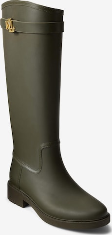 zaļš Lauren Ralph Lauren Gumijas zābaki 'PORTIAH': no priekšpuses