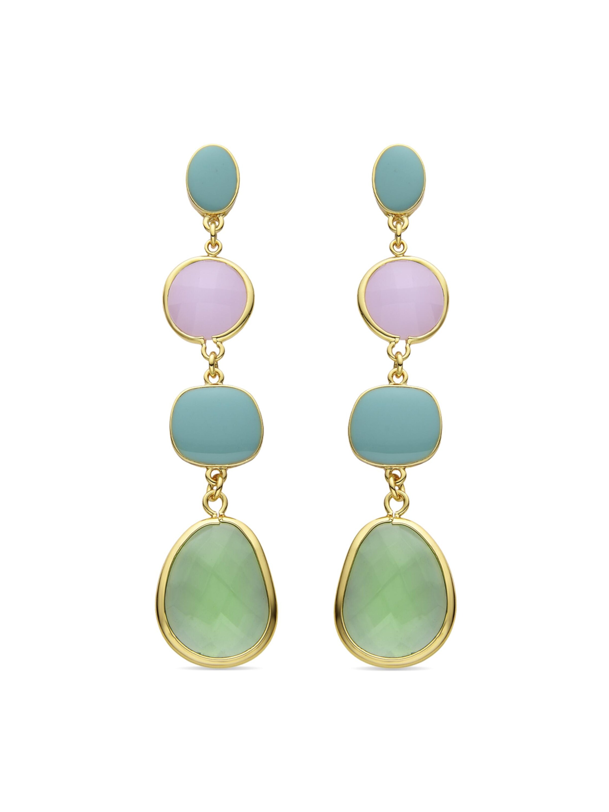 Luxenter Ohrringe 'Sitin'‌‌‌‌‌‌‌‌‌‌ in Mischfarben: Vorderseite