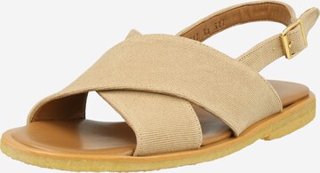 Sandalo di ANGULUS in beige: frontale