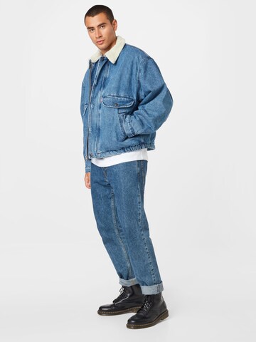 LEVI'S ® Between-Season Jacket 'Rancher Sherpa Trucker' in Blue