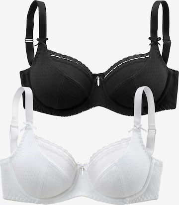 Minimiseur Soutien-gorge LASCANA en noir : devant