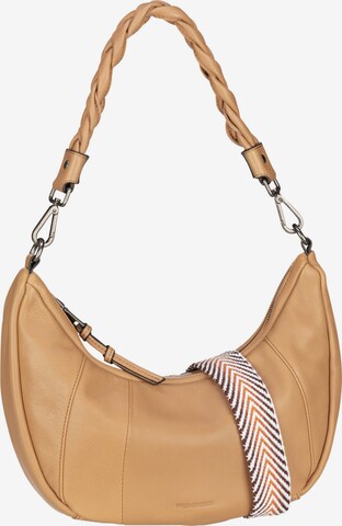 FREDsBRUDER Shoulder Bag 'Brevion' in Brown: front