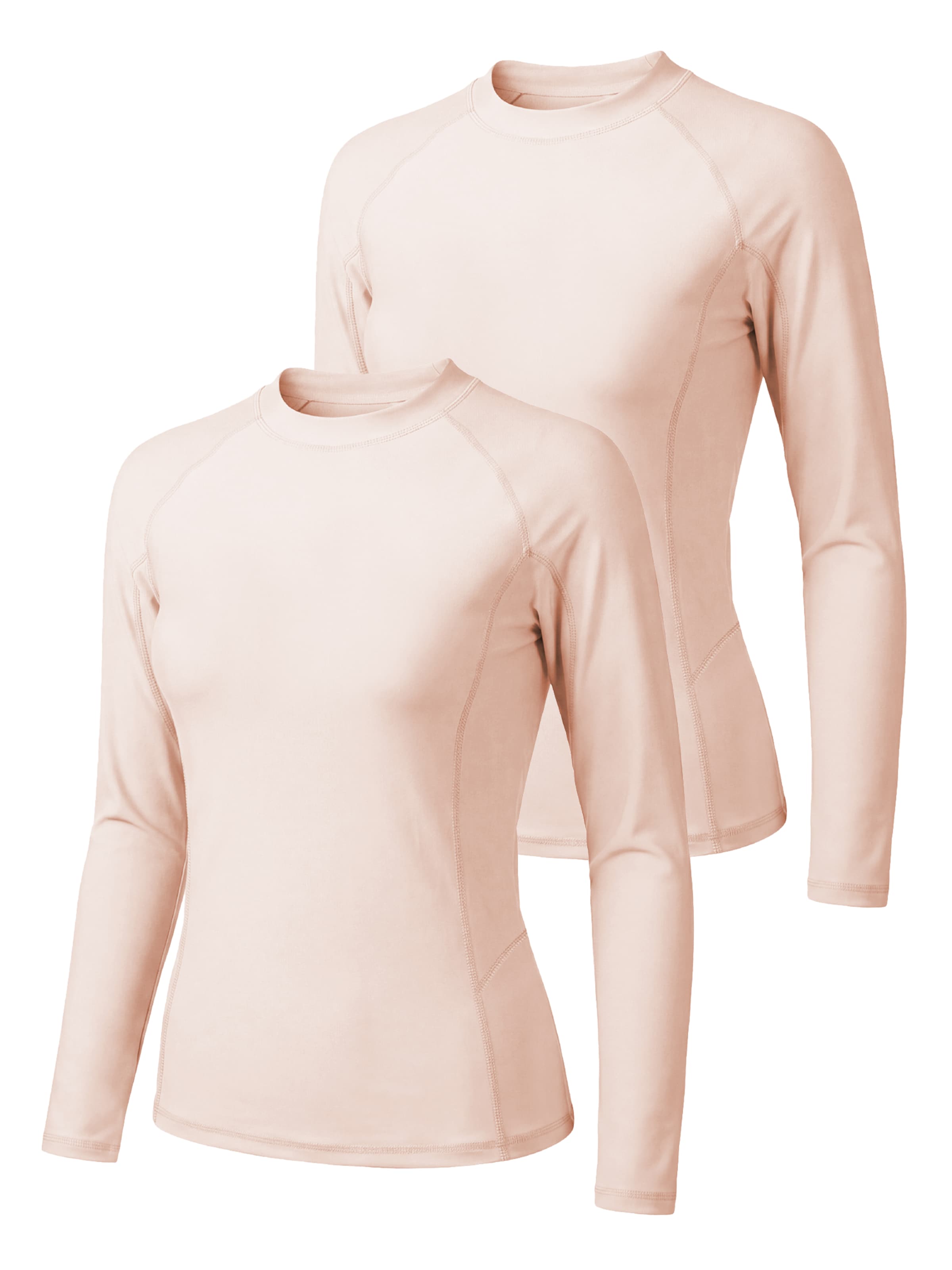 MEETWEE Maillot de bain sport '2 Pack UV protection T-Shirt' en L en rose, Vue avec produit