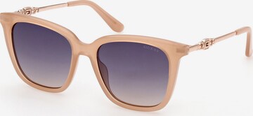 GUESS Sunglasses 'Sonne' in Beige: front