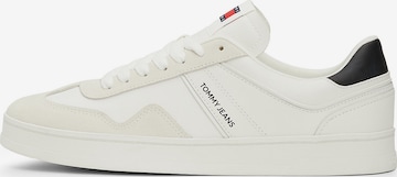 Sneaker bassa di Tommy Jeans in bianco: frontale