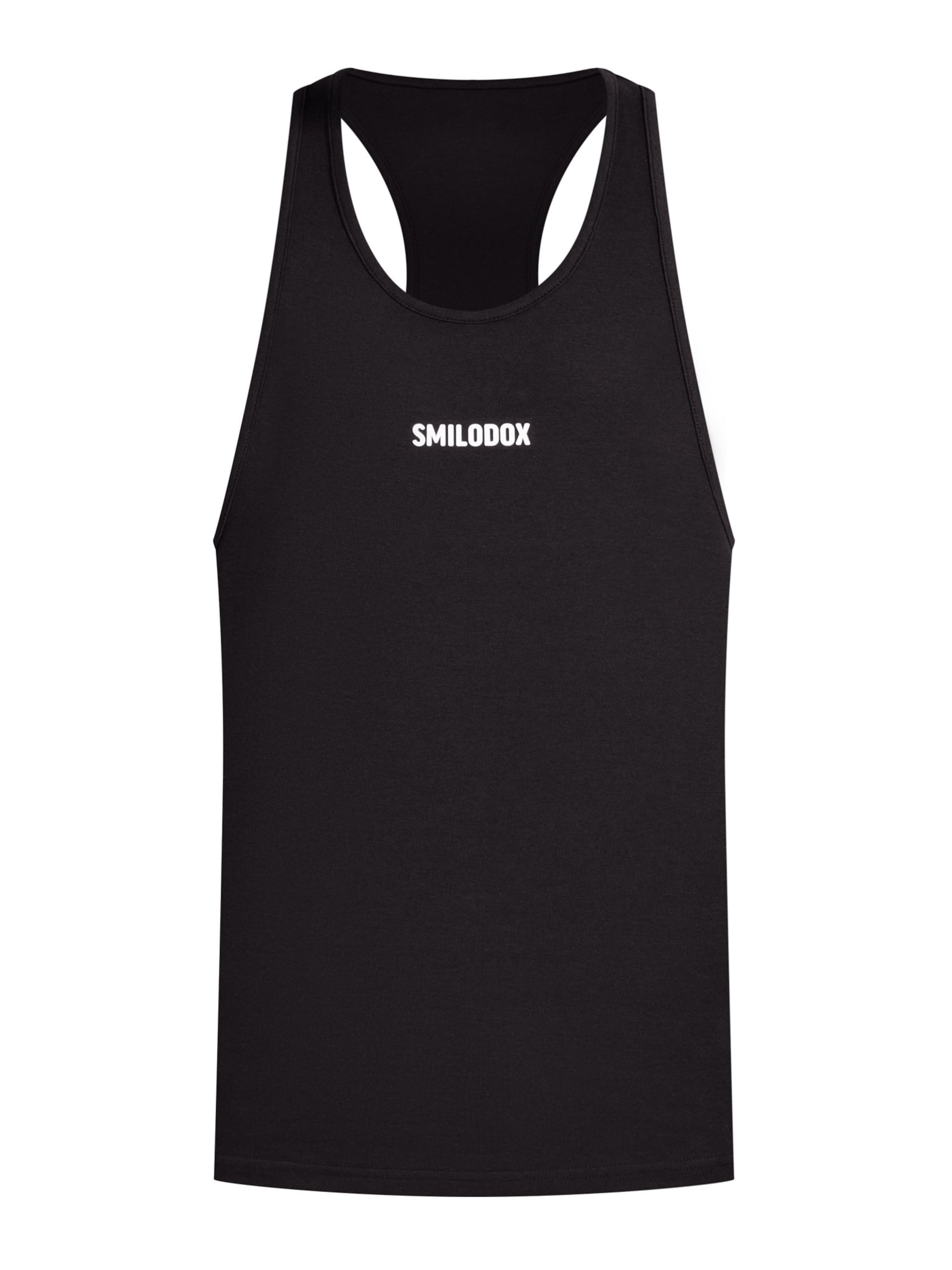 Smilodox Functioneel shirt ' Leno ' in Zwart: voorkant