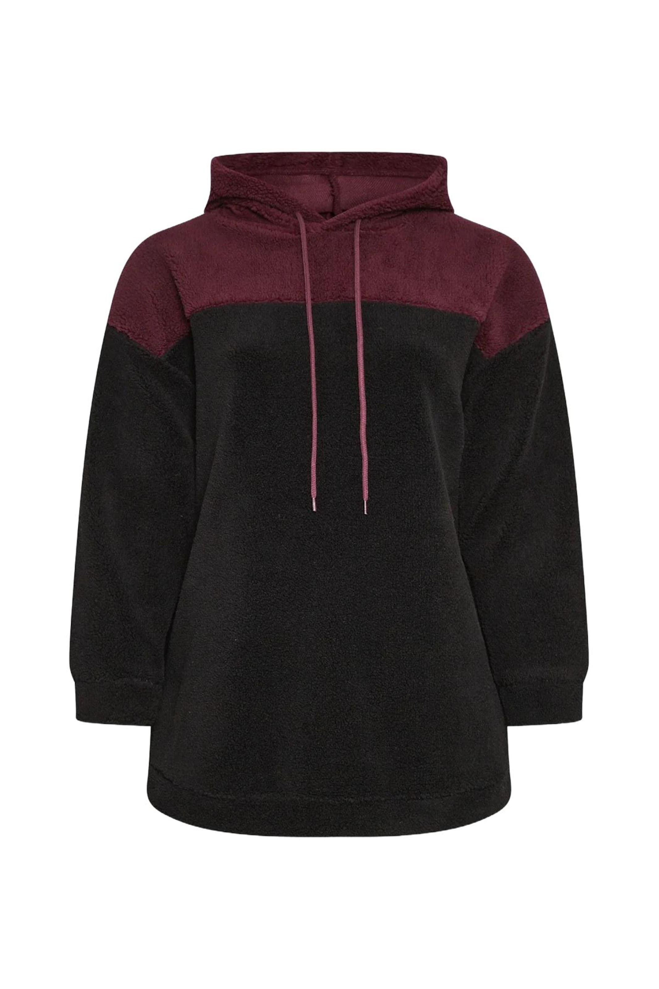 Shape Of You Fleece jas in Zwart: voorkant