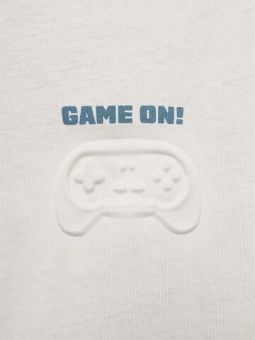 Tricou 'GAMEON' de la MANGO KIDS pe bej