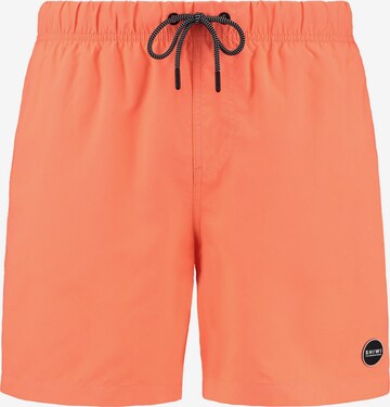 Shorts de bain Shiwi en orange : devant