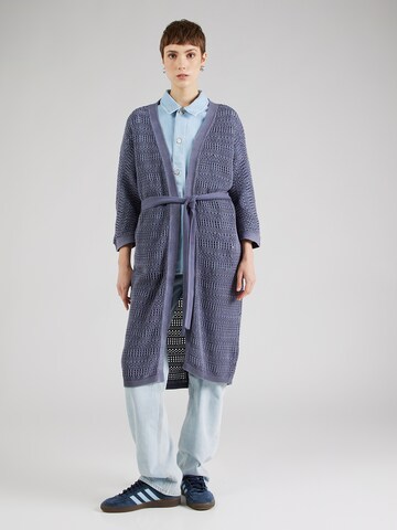 Cardigan Soccx en bleu : devant