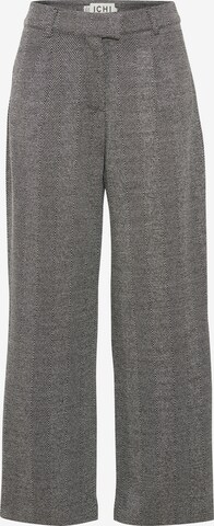 regular Pantaloni con piega frontale 'KATE' di ICHI in grigio: frontale