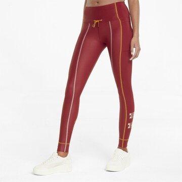 PUMA Skinny Sporthose 'Tye' in Rot: predná strana