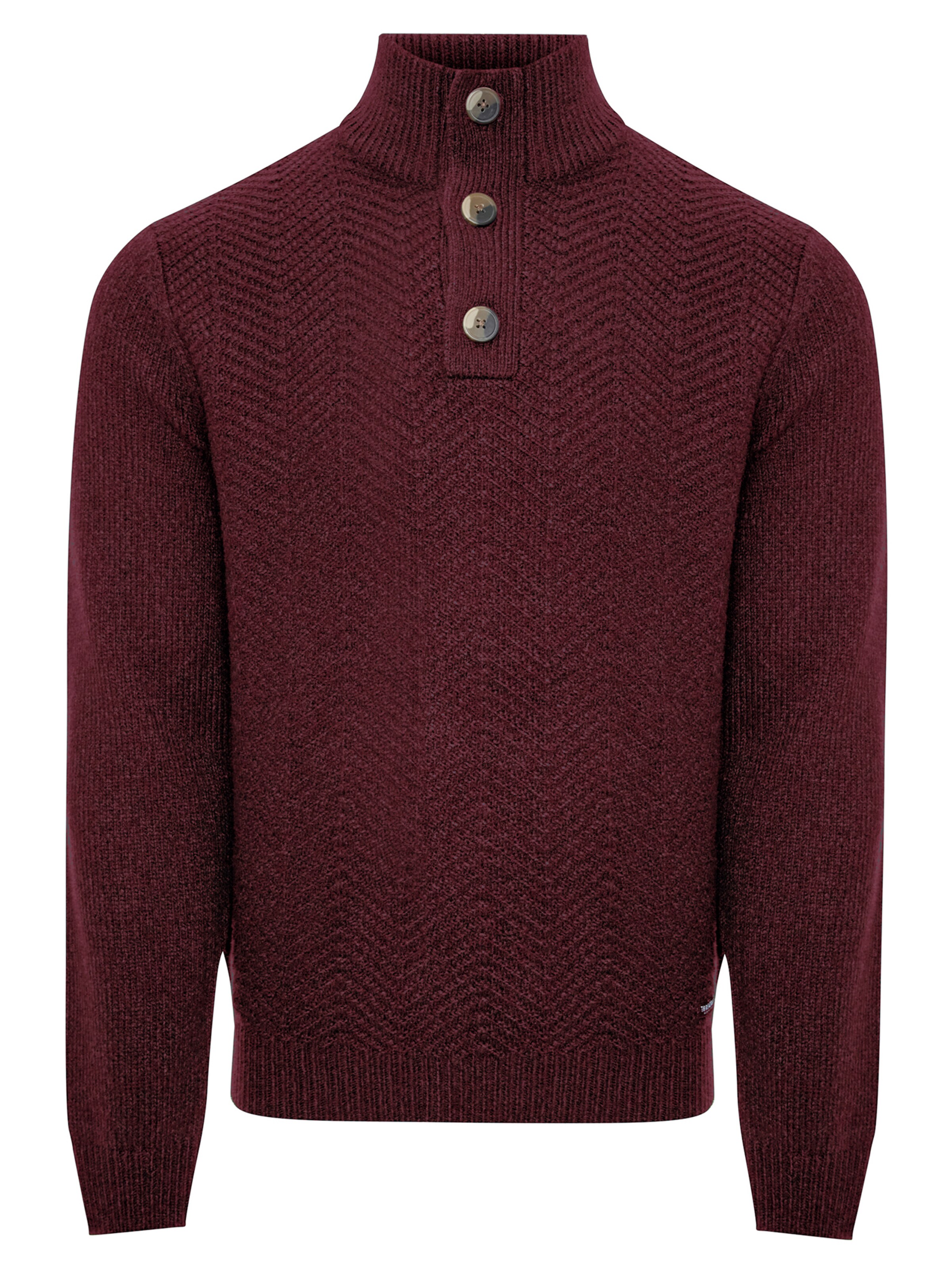 Threadbare Sweater 'Maxwell' in Red: front