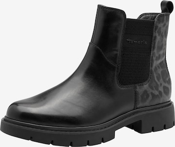Tamaris Chelsea Boots in Schwarz: Vorderseite