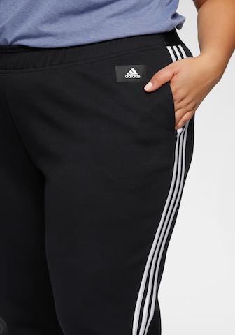 ADIDAS PERFORMANCE Slimfit Sportovní kalhoty – černá