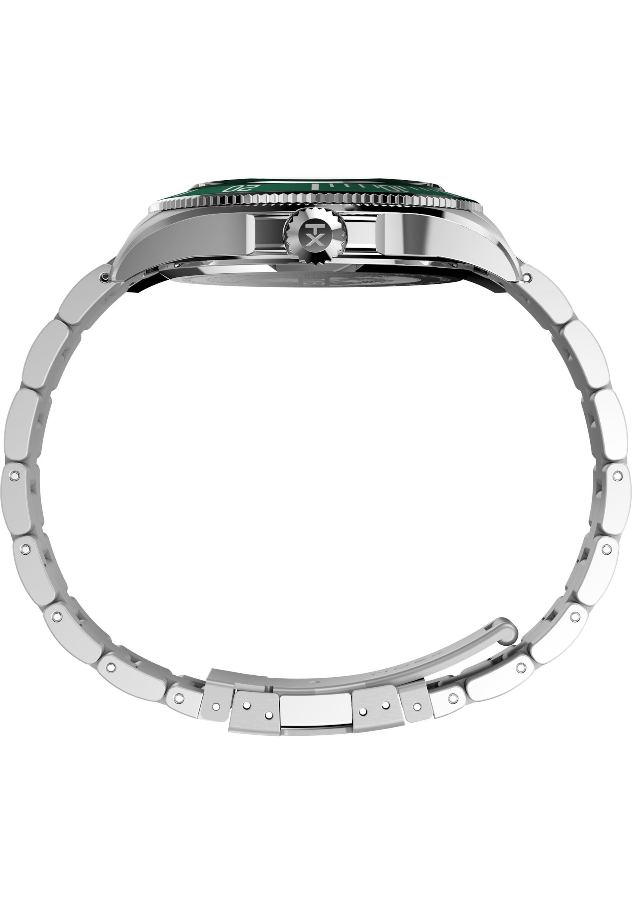 TIMEX Analogt ur i sølv