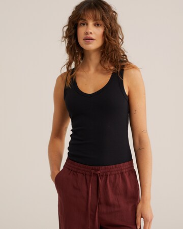 WE Fashion Top - fekete: elől