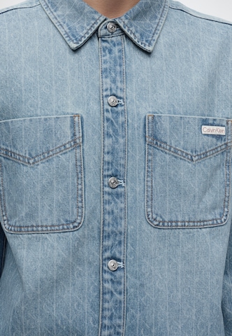 Calvin Klein Jeans Regular fit Srajca | modra barva