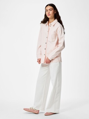 Chemisier 'PCSilke' PIECES en rose