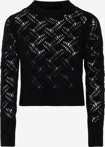 swirly Sweater 'Swirly' in Black: front