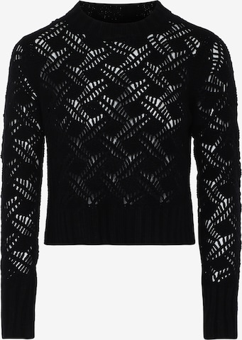 swirly Sweater 'Swirly' in Black: front