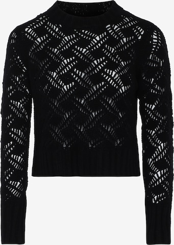 Pull-over 'Swirly' swirly en noir : devant