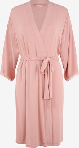 LASCANA Dressing gown in Pink: front