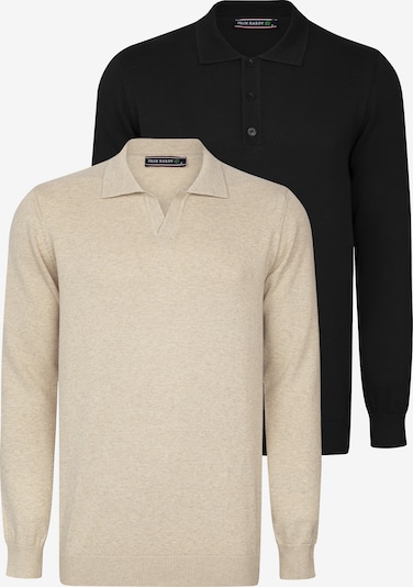 Felix Hardy Neulepaita värissä beige / musta, Tuotenäkymä