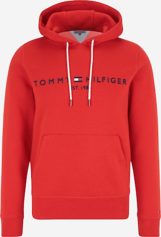 TOMMY HILFIGER Mikina – červená: přední strana