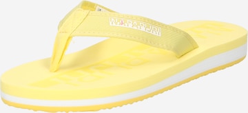 NAPAPIJRI T-Bar Sandals 'STICK' in Yellow: front